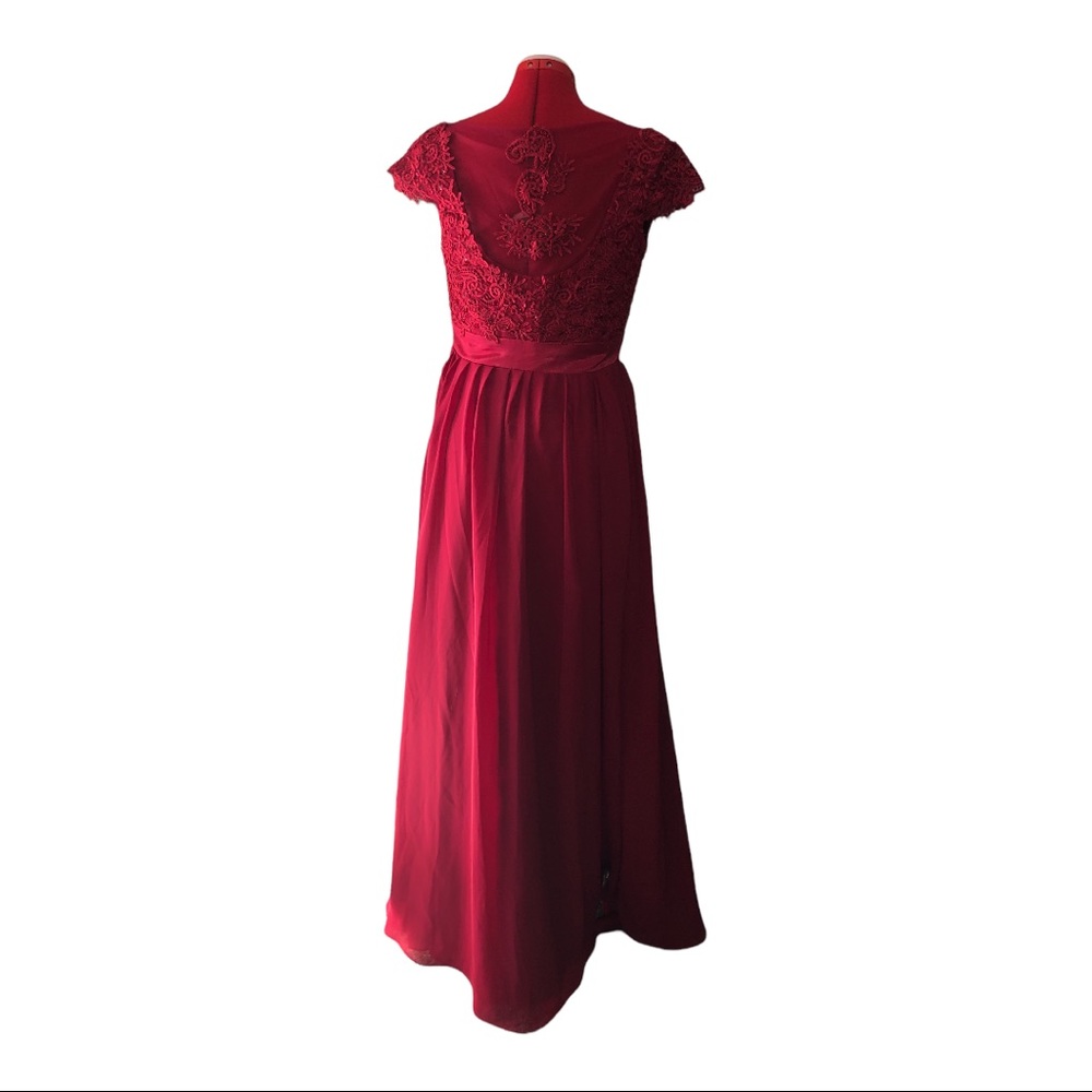 Red Event Gown - image 3